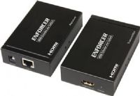 Seco-Larm MVE-AH020Q ENFORCER HDMI over One CAT5e/6 with Range up to 164' (50M); Connect HDMI equipment using low-cost Cat5e/6 UTP cables; Works with full-motion video and audio signals up to 164ft (50m) for 1080p resolution; HDMI over Cat5e/6 without any signal loss; Supports 480i/480p/576i/ 576p/720p/1080i/1080p; UPC 676544010418 (MVEAH020Q MVE AH020Q)  