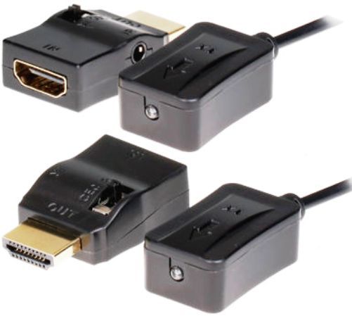 Seco-Larm MVE-PN11-01Q ENFORCER IR Over HDMI Kit; Fits with MVS-AH41-01NQ 4x1 HDMI Switch, MVD-AH14-01NQ 1x4 HDMI Splitter and MVM-AH44-01YQ 4x4 HDMI Matrix; Frequency 33~60 kHz (Dual band); Add IR remote pass-through to installations where an HDMI source is in a different room than the HDMI display using existing HDMI cables (MVEPN1101Q MVEPN11-01Q MVE-PN1101Q) 