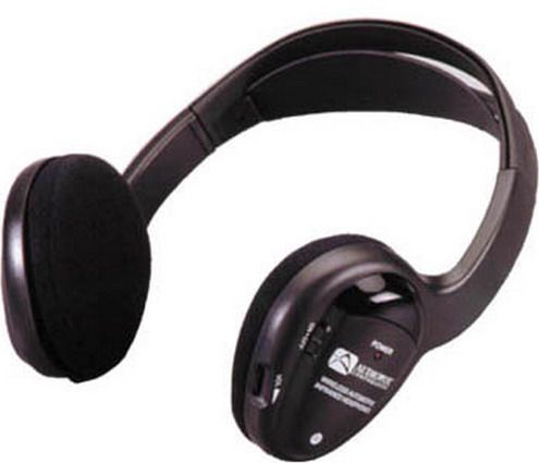 Audiovox MVIRHS Single Infrared Stereo Headphones, Automatic On/Off, Volume control, Built-in microchip for auto shutoff; Adjustable band for individual comfort; Foam Covered Earcups; Adjustable volume control; Operating range: up to 25 Ft. (M-VIRHS M VIRHS MVIRH MVIR)