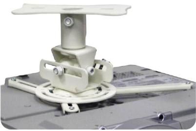 Mustang MV-PROJSP-FLAT-W Ceiling Projector Mount, Spider mount provides secure, versatile installation options for small to medium sized projectors, Dimensions 6 x 5 x 3, Weight capacity up to 33 lbs (15 kg) (MVPROJSPFLATW MV-PROJSP-FLAT MV-PROJSP MVPROJSP)