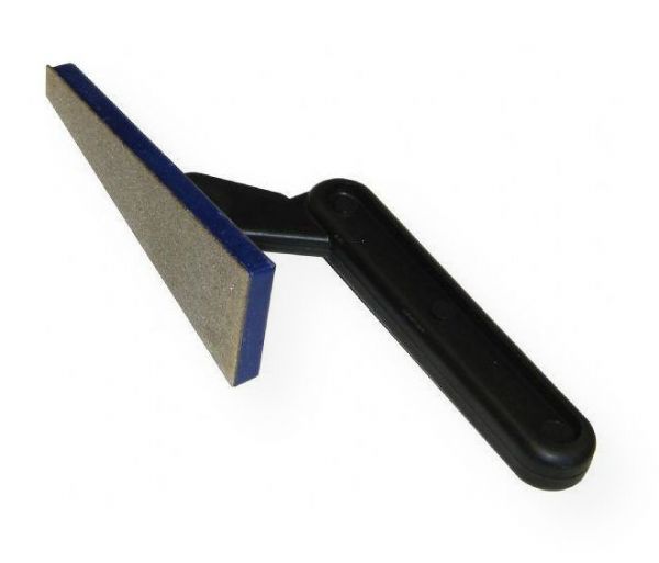 Midwest MW1173 Tungsten Carbide Sander Triangle Head Fine Grit; Shaped sanding surfaces specifically designed to easily sand sections of intricately detailed projects that are difficult to reach using traditional sandpaper; Each tool features an ergonomically designed comfort-shape handle that is easy to hold and use; UPC 091157011735 (MIDWESTMW1173 MIDWEST-MW1173 MIDWEST/MW1173 TOOL)