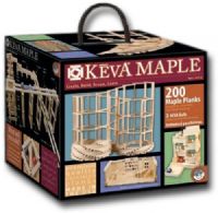 Mindware MW58077 Maple Plank, 200 Plank Set; No glue or connectors required; Simply stack the precision-milled, solid maple planks to create building, monuments, geometric forms, and contraptions; Ages 5 plus; This 200-plank set include full Keva instructions from Contraptions and Structures sets, as well as 2 balls; UPC 736970580777 (MINDWAREMW58077 MINDWARE MW58077 MW 58077 MINDWARE-MW58077 MW-MW58077) 