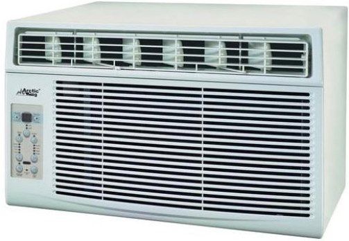 Kool King MWK-12CRN1-BJ8 Window Air Conditioner, White, 12000 BTU Cooling Capacity, Covers up to 550 square feet, 10.7 EER Efficiency Ratio, 24 Hour Timer On/Off, 3 cool and 3 fan speeds, Side window panels included, LCD Display Remote Control with memory, Auto Restart, 61dB Level, Mechanical Control, High Efficiency (MWK12CRN1BJ8 MWK12CRN1-BJ8 MWK-12CRN1BJ8) 
