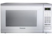 Panasonic MWPA933W 2.2 Cu. Ft. Countertop Microwave with Inverter Technology - Black, 2.2 Cu. Ft. Size, Luxury Full-Size Type, Countertop Installation, 2.2cft Oven Capacity, 1250W Cooking Power, White Color, 5 Button + Membrane Control Panel, Green 4 Digit Display Panel, 99min 99sec Cooking Time, ( 99min 99sec ) Kitchen Timer, 120V / 60Hz Power Source, 14" x 23 7/8" x 19 7/16" Unit Dimensions HxWxD, 35.0 lb NetWeight, UPC 885170119987 (MWPA933W M-WPA933W) 