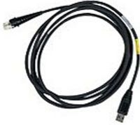 Honeywell MX009-3MA7S USB Keyboard Emulation Straight Cable Type A, Black, Designed For Metrologic IS 6520 Cubit, 6520 OmniQuest Metrologic MS 7120 Orbit, 7220 ArgusSCAN, 9520 Voyager and 9540 VoyagerCG Scanners (MX0093MA7S MX009 3MA7S) 