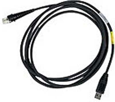 Honeywell MX009-3MA7S USB Keyboard Emulation Straight Cable Type A, Black, Designed For Metrologic IS 6520 Cubit, 6520 OmniQuest Metrologic MS 7120 Orbit, 7220 ArgusSCAN, 9520 Voyager and 9540 VoyagerCG Scanners (MX0093MA7S MX009 3MA7S)