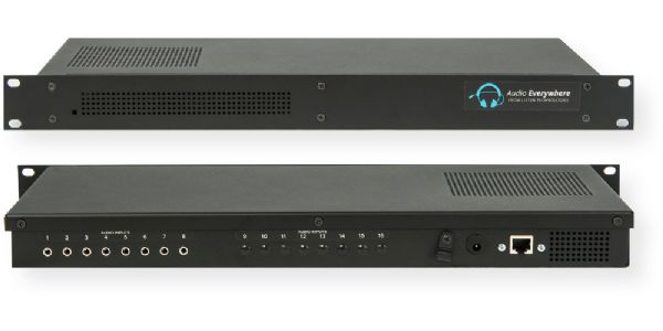 Listen Technologies MX3-16 Audio Everywhere 16 Channel Wi-Fi Server; Plug and Play installation; Ultra Low latency; Uses existing wireless network; Box Dimensions 1.77 x 19.02 x 6.1 inches; Weight 4.85 lb (MX316 MX3/16 MX3-16 MX3 16CH LT-LMX316)