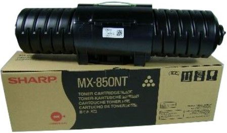 Sharp MX-850NT Black Toner Cartridge, Works with MX-M110, MX-M850 and MX-M950 Laser Printers, Approximate yield 120000 average standard pages, New Genuine Original OEM Sharp Brand, UPC 708562004572 (MX850NT MX 850NT MX-850-NT MX850-NT)