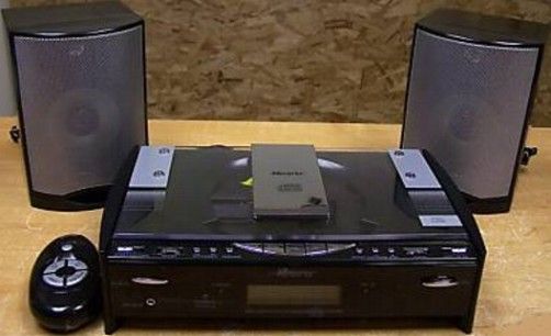 Memorex MX9790 Refurbished Desktop CD Music System with AM/FM Radio, 2  Channels, Pick up light