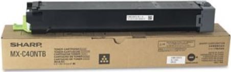 Sharp MX-C40NTB Black Toner Cartridge, Works with MX-C311, MX-C401 and MX-C400P Laser Printers, Up to 10000 pages, New Genuine Original OEM Sharp Brand, UPC 708562002516 (MXC40NTB MX C40NTB MXC-40NTB MXC40-NTB)