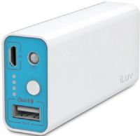 iLuv MYPOWER52WH myPower 5200 Portable Power Bank, White; Smart battery design prevents overcharging, overheating and damage to your device; 5200mAh battery capacity allows you to fully charge an iPhone 5s 3.5 times or a GALAXY S5 2 times; LED indicators show battery life; Convenient built-in LED flashlight; UPC 639247745544 (MYPOWER-52WH MYPOWER52-WH MYPOWER52 MY-POWER-52WH)  