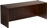 Boss Office Products N104-M Desk Shell 48X24, Mahogany, The 48 x 24 inch desk shell is perfect for areas where basic work surface is the need, Used as a student desk or salesman's workstation this high pressure laminate unit provides the basic necessity in the workplace, The Mahogany laminate is durable yet stylish as well, Dimension 48 W X 24 D X 29 H in, Wt. Capacity (lbs) 250, Item Weight 93 lbs, UPC 751118210415 (N104M N104-M N104-M) 