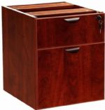 Boss Office Products N108-M 2 Hanging Pedestal - 3/4 Box/File , Mahogany, The 3/4 pedestal features a file and box drawer, It can be used with any of the series desk shells Finished in Mahogany laminate, Dimension 16 W X 18 D X 19 H in, Wt. Capacity (lbs) 250, Item Weight 50 lbs, UPC 751118210811 (N108M N108-M N108-M) 