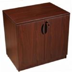 Boss Office Products N113-M Storage Cabinet - Mahogany, Storage cabinet made of thermally infused melamine, Edges are banded with 3mm PVC,, Dimension 31 W X 22 D X 29.5 H in, Wt. Capacity (lbs) 250, Item Weight 103 lbs, UPC 751118211313 (N113M N113-M N113-M) 