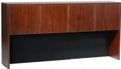 Boss Office Products N140-C 66" Four Door Hutch - Cherry, Four door 66" hutch for use on the N111 credenza, Finished in Cherry laminate with durable 3mm edge banding, Dimension 66 W X 15 D X 36 H in, Wt. Capacity (lbs) 250, Item Weight 137 lbs, UPC 751118214024 (N140C N140-C N140-C) 