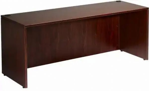 Boss Office Products N143-M Credenza Shell, Mahogany 714; 71