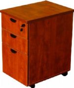 Boss Office Products N148H-C Mobile Pedestal Box/Box/File,Honey Comb Packing, Cherry, Mobile pedestal, Fits under desk, Stocked in a honeycomb carton which makes it drop shippable,, Dimension 16 W x 22 D x 28 H in, Frame Color Cherry, Wt. Capacity (lbs) 250, Item Weight 88 lbs, UPC 751118214826 (N148HC N148H-C N148H-C) 
