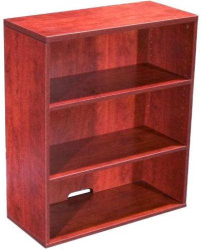 Boss Office Products N153-C Open Hutch/Bookcase- Cherry, Open hutch/bookcase made of thermally infused melamine, Edges are banded with 3mm PVC,, Dimension 31 W X 14 D X 36 H in, Wt. Capacity (lbs) 250, Item Weight 81.4 lbs, UPC 751118215328 (N153C N153-C N153-C)