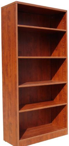 Boss Office Products N158-C Bookcase, 31W X14D X 65.5H Cherry, Five shelf bookcase fro use with the grouping or independently, Durable for and attractive describe the Cherry laminate units, Dimension 32 W X 14 D X 65 H in, Wt. Capacity (lbs) 250, Item Weight 124 lbs, UPC 751118215823 (N158C N158-C N158-C)