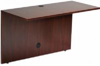 Boss Office Products N170-M Bridge 47"W4"D9.5H, Mahogany, 48" reversible bridge can be used between any of the groups desk or credenza shells, The Mahogany laminate unit is not intended for use as a stand alone unit, Dimension 48 W X 24 D X 29 H in, Wt. Capacity (lbs) 250, Item Weight 70 lbs, UPC 751118217018 (N170M N170-M N170-M) 