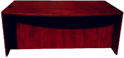 Boss Office Products N189-M Bow Front Desk Shell, 71