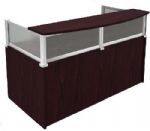 Boss Office Products N269G-C Boss Office Products N269G-C Plexiglass Reception Desk, Cherry, The reception desk shell can be used alone or in conjunction with other reception items, This Cherry unit makes a good first impression every time, Cherry finished wood with plexiglass,, Dimension 71 W x 36 D x 36 H in, Frame Color Cherry, Wt. Capacity (lbs) 250, Item Weight 220 lbs, UPC 751118226928 (N269GC N269G-C N-269GC) 