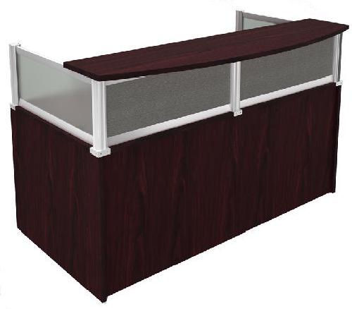 Boss Office Products N269G-C Boss Office Products N269G-C Plexiglass Reception Desk, Cherry, The reception desk shell can be used alone or in conjunction with other reception items, This Cherry unit makes a good first impression every time, Cherry finished wood with plexiglass,, Dimension 71 W x 36 D x 36 H in, Frame Color Cherry, Wt. Capacity (lbs) 250, Item Weight 220 lbs, UPC 751118226928 (N269GC N269G-C N-269GC)