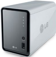 LG N2A2DD2 Network 2TB Storage Station, Marvell 88F6281 1.0GHz Processor, 128MB Memory, Access Data or Stream Media via the Internet, Gigabit Ethernet Support (10/100/1000), USB 2.0 ports for freedom to add additional drives, Remote Access/Multiple User Access, Network Print Server Support, Built-in FTP Server Functionality, UPC 058231298741 (N2A-2DD2 N2A2-DD2) 
