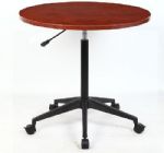 Boss Office Products N30-C Boss Office Products N30-C 32" Mobile Round Table, Cherry, 32" Mobile round table, Pneumatic gas list height adjustment, Nylon base, Hooded double wheel casters, Dimension 32 W x 27 -38 H in, Frame Color Cherry, Wt. Capacity (lbs) 250, Item Weight 20 lbs, UPC 751118203028 (N30C N30-C N30C) 