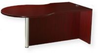 Boss Office Products N647R-M P-Desk Shell, Right Side, P- Right handed desk shell, Mahogany finished laminate with tri curved edge banding, Dimension 71 W x 42 D x 29.5 H in, Frame Color Mahogany, Wt. Capacity (lbs) 250, Item Weight 156.2 lbs, UPC 751118247121 (N647RM N647R-M N647RM) 