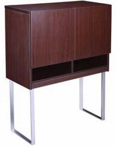 Boss Office Products N8009-MOC Modular Laminate Series Hutch; 2 Door Hutch with mail slot (no doors), frame included, Mocha; Dimension 31.5 W x 13 D x 41.5 H in; Frame Color Mocha; Wt. Capacity (lbs) 250; Item Weight 62 lbs; UPC 751118300550 (N8009MOC N8009-MOC N8009-MOC)
