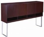 Boss Office Products N8010-MOC Modular Laminate Series Hutch; 4 Door Hutch with mail slot (no doors), frame included, Mocha; Dimension 63 W x 13 D x 41.5 H in; Frame Color Mocha; Wt. Capacity (lbs) 250; Item Weight 110 lbs; UPC 751118300567 (N8010MOC N8010-MOC N8010-MOC) 