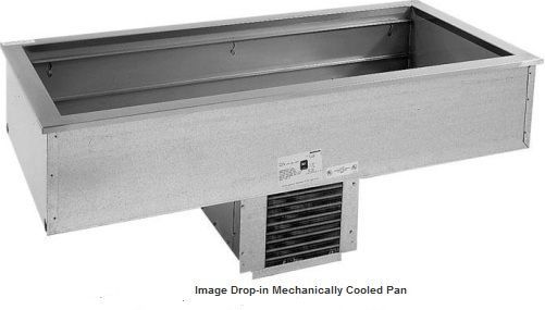Delfield N8156B Four Pan Drop In Refrigerated Cold Food Well, 7 Amps, 60 Hertz, 1 Phase, 115 Voltage, 805 Watts, Built-In Compressor Location, 1/4 HP Horsepower, Drop In Installation, Stainless Steel Material, NSF Listed, 4 Number of Pans, Electric Power Type, Fixed Temperature Settings, 55.25