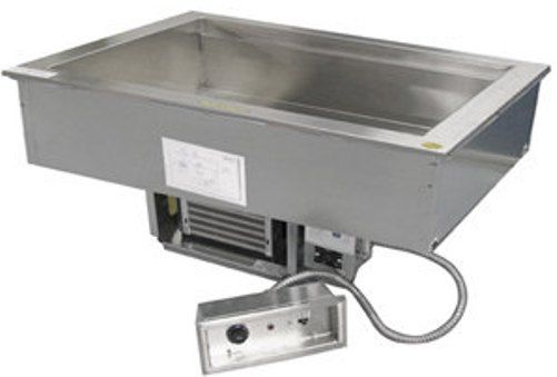 Delfield N8669 Four Pan Drop In Cold / Hot Food Well, 42 Amps, 60 Hertz, 1 Phase, 120-240 Voltage, 10,080 Watts, Thermostatic Control Type, Drop In Installation Type, Stainless Steel Material, 5 Number of Pans, Electric Power Type, Full Size Size, Top Mount Style, Insulated, NSF Listed, 68