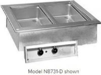 Delfield N8717-D One Pan Drop In Hot Food Well, 8.3 Amps, 60 Hertz, 1 Phase, 115 Voltage, 1,000 Watts, With Drain Features, Infinite Control Type, Drop In Installation Type, 1 Number of Pans, Electric Power Type, Steel Materia , Full Size, Insulated, NSF Listed, 16.88" Cutout Width, 25" Cutout Depth, 7" D x 4.63" W x 7" H Control Cutout, UPC 400010739363 (N8717-D N8717 D N8717D) 