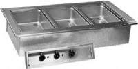 Delfield N8745-D Two Pan Drop In Hot Food Well, 15 - 16 Amps, 60 Hertz, 1 Phase, 208-230 Voltage, 3,000 - 4,000 Watts, Infinite Control Type, Drain Features, Drop In Installation, Steel Material, 3 Number of Pans, Electric Power Type, Full Size, UPC 400010739387 (N8745-D N8745 D N8745D) 