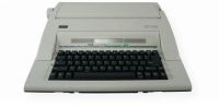 Nakajima WPT-160 Portable Electronic Word Processing Typewriter; Full Line Correction Memory, Auto Word And Auto Line Correction; Automatic paper Select/Eject; Margin Release; Space And Backspace; Auto Carrier Return; Caps Lock; 80000 Word Spell Check; Memory Protection; Auto Centering; Auto Relocation; 20 Character LCD Display; Dimensions 16.2" W x 14.7" D x 4.5" H ; Weight: 11.6 lb (NAKAJIMAWPT160 NAKAJIMA-WPT160 NAKAJIMAWPT-160 NAKAJIMA-WPT-160 WPT-160) 