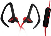 Naxa Electronics NE-936RED Neurale Series Wireless Sport Earphones, Red Color, Over-the-ear hooks keep everything in place, Dynamic 10mm neodymium drivers, In-line microphone and remote works with compatible smartphones, Flat ribbon cabling improves durability and resists tangles, Dimensions 3.54" x 0.98" x 20.5", Weight 0.2 lbs; UPC 840005009888 (NAXAELECTRONICS-NE-936RED NAXAELECTRONICS NE936RED NAXAELECTRONICS-NE936RED NAXAELECTRONICSNE936RED NE936RED) 