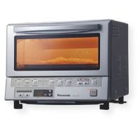 Panasonic Home Appliances NB-G110P FlashXpress Toaster Oven with Double Infrared Heating; Silver; FlashXpress instant-on heat eliminates preheating for quicker cooking; Double Infrared Heating (Quartz and Ceramic) produces temperatures of 250°F – 500°F to cook up to 40 percent faster than conventional toaster ovens; UPC 885170092761 (NB-G110P NBG110P NB-G110P-PANASONIC NBG110P-PANASONIC NB-G110P-OVEN  NB-G110P-TOASTER) 