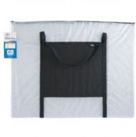 Alvin NBH2331 Deluxe Mesh Bag 23 x 31 inches, Color Black/Gray; Ideal for drafting kits, drawings, artwork, documents, and much more, these bags offer visibility and protection; Durable see through vinyl is reinforced with mesh webbing for strength; Shipping Dimensions 24.00 x 32.00 x 0.50 inches; Shipping Weight 1.14 lbs; UPC 088354801306 (NBH-2331 NBH/2331  N-B-H2331 ALVINNBH2331 ALVIN-NBH2331) 
