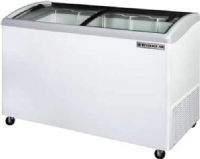 Beverage Air NC51HC-1-W Curved Lid Novelty Display Freezer - 43", Glass Door, 13.19 cu. ft. Capacity, 2 Number of Doors, 4.8 Amps, 60 Hertz, 1 Phase, 120 Voltage, 1/4 HP Horsepower, Curved Lid, Lid designed with low-e tempered glass, Environmentally-safe R290 refrigerant, Lid locks and 3 baskets to organize contents, Angle top design with clear glass displays product attractively, Operating temperature of 0 degrees Fahrenheit keeps items cool (NC51HC-1-W NC51HC 1 W NC51HC1W) 