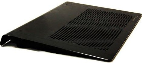 Bytecc NC-820-BK Aluminum Super Quiet Notebook Cooler, Black, Reduces the temperature of your notebook computer for maximum performance, Ergonomic designed angle for easy typing, Aerodynamic aluminum housing for thermal heat dissipation, Super quiet fans, ideal for quiet environments, Easy Go, No adapter necessary (NC820BK NC-820BK NC-820 NC820 NC 820)