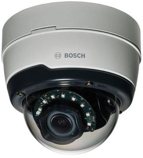 Bosch NDE-4502-AL Vandal Resistant Fixed IP Outdoor Dome Camera; 3 To 9 Mm Automatic Varifocal (AVF) Lens; IR Version With 30m (98 Ft) Viewing Distance; Resolution 1920 x 1080; 1/2.9 Inch CMOS Sensor; 5s Pre-record Interval; Horizontal Field of View 37 - 106; Vertical Field of View 21 - 55; Easy To Install With Auto Zoom/Focus Lens (NDE4502AL NDE4502-AL NDE-4502AL)