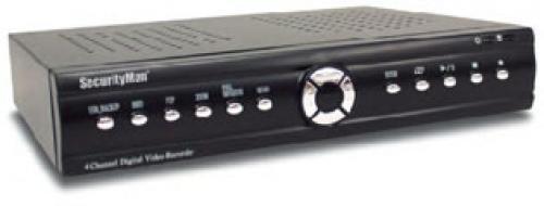 SecurityMan NDVR-04-200 4-ch Triplex Network Digital Video Recorder w/USB, Audio & Video Motion Detection (w/250GB HDD); VCR-like easy-to-use and reliable embedded standalone DVR; Video Motion Detection (VMD): programmable up to 48 targets for each camera; Triplex DVR : Able to monitor, record and playback simultaneously; Networkable over LAN/WAN/broadband Internet with fixed IP address; Watermark for video authentication; Video format NTSC / PAL; UPC 701107900698 (NDVR04200 NDVR-04-200)