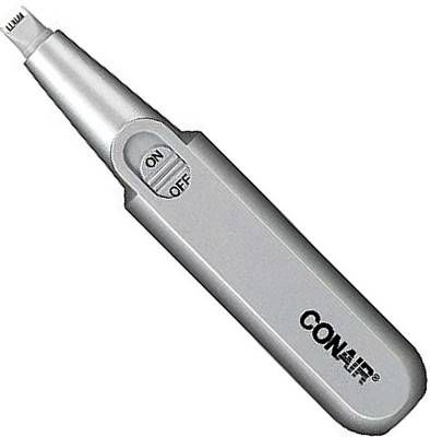 Conair NE150R Nose and Ear Hair Trimmer; Powerful cutting system; Compact and lightweight; Safe and easy to use, with no pulling; Battery operated (1 AA, not included); UPC 074108190567 (NE-150R NE 150R NE150)
