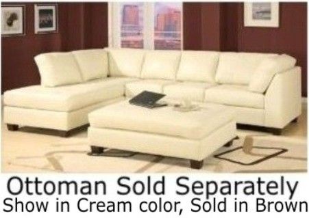 chocolate colored sectional