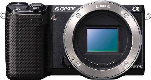 Sony NEX-5R/B Interchangeable Lens Digital Camera Body, Black, Wi-Fi Built-in for Sharing, 180 Tiltable 3.0