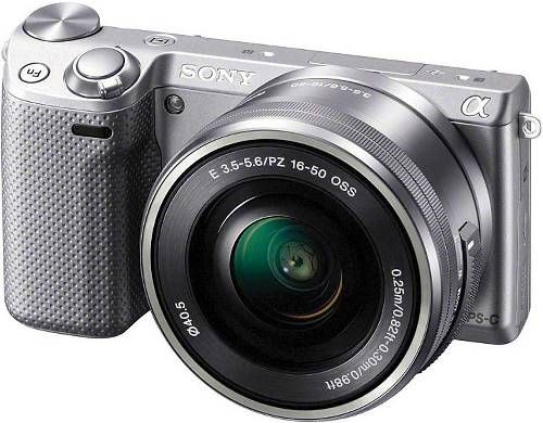 Sony NEX-5TL/S Compact Interchangeable Lens Digital SLR Camera, Silver, Approx. 16.1 megapixels Effective Picture Resolution, Fast Hybrid AF, Full HD Movies at 60p/60i/24p, Simple connectivity to smartphones via Wi-Fi or NFC, PlayMemories Camera Apps, 180 Tiltable 3.0