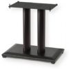 Sanus Furniture NFC18B 18" Natural Series Wood Pillar Speaker Stand  Single; Black; Adjustable carpet spikes; Includes brass isolation studs; Energy absorbing MDF construction increases sound quality by providing acoustic isolation; UPC 793795281852 (NFC18B  NFC-18B NF-C18B  NFC18BPILLAR  NFC18B-PILLAR  NFC18BSANUS)  