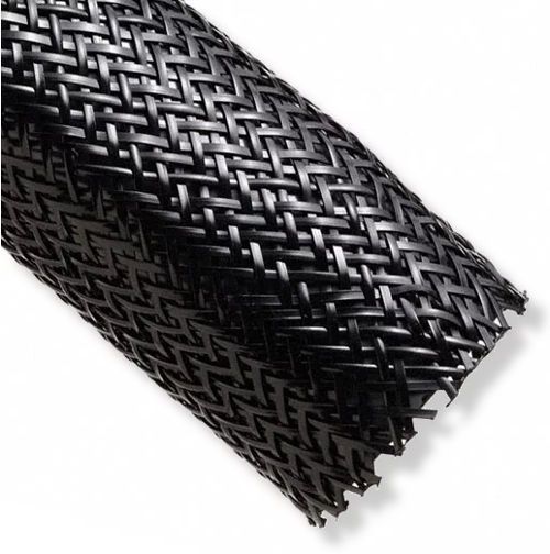 Techflex NHN1.25BK Gorilla Sleeve 1.25 Inch wide; 250 feet long, Black; Engineered from flat, 50 mil wide filaments of tough and strong 6-6 Nylon to achieve a thick abrasion guard for use on hoses and cables exposed to harsh conditions; The product provides fuller coverage for increased resistance to abrasion and penetration, and still expands for easy installation over long lengths; UPC N/A (NHN1.25BK NHN125BK NHN1-25BK NHN125-BK NHN1 25 BK BTX)